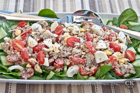 When the pasta is almost done, drain, and add it to the sardine sauce. KETO Tomato Sardine Salad | Carrie Brown | Sardine salad ...