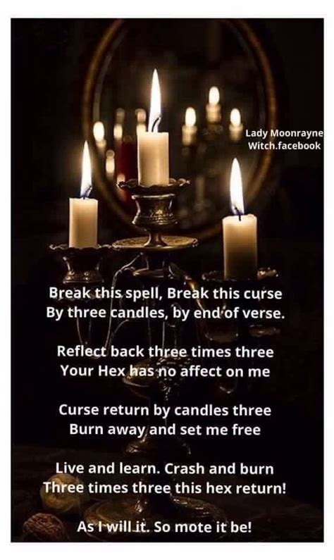 The instrument evidencing the mortgage. Curse breaking spell | Candle spells, Curse spells, Spells ...