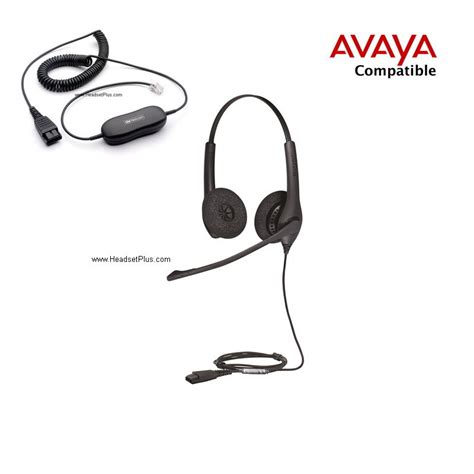Jabra Biz 1500 Duo Avaya J100 1600 9600 Ip Phone Certified Headset
