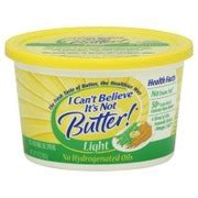Check spelling or type a new query. I Can't Believe It's Not Butter! Vegetable Spread, Light ...