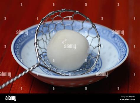 Boiled Sticky Rice Balls Stock Photo Alamy