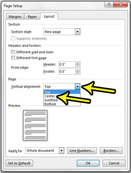 How To Vertically Center Text In Word 2013 Pinatech