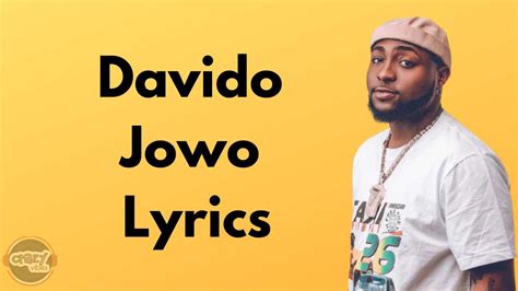 Davido Jowo Lyrics Youtube