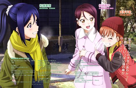 Love Live Sunshine Kanan Matsuura Chika Takami Riko Sakurauchi Minitokyo