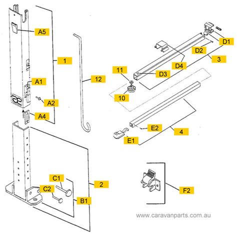 Dometic 9100 Awning Parts Diagram