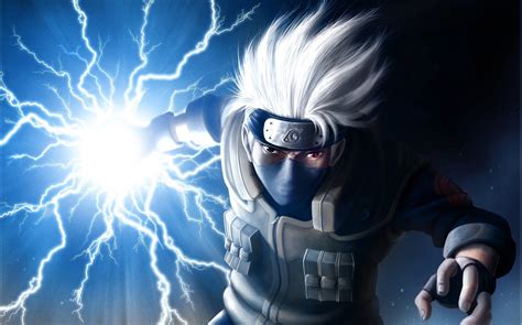 Papel De Parede Anime Manga Azul Hatake Kakashi Naruto Shippuuden