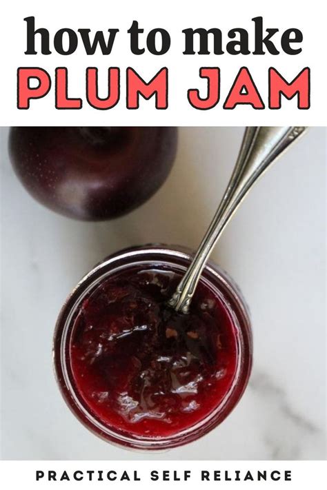 Plum Jam Recipe Without Pectin Recipe Plum Jam Recipes Plum Jam