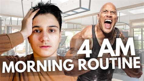 I Tried Dwayne The Rock Johnsons Morning Routine For 7 Days The