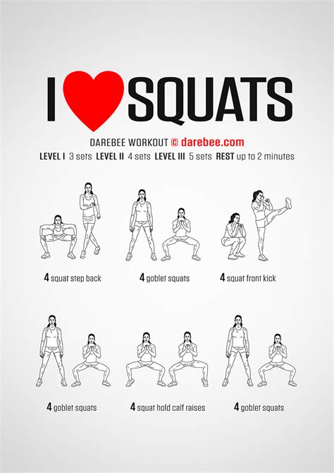 I Love Squats Workout Squat Workout Workout 12 Minute Workout
