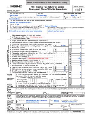 Pdf Instructions For Form Nr Internal Revenue Service Pdf T L Charger Download
