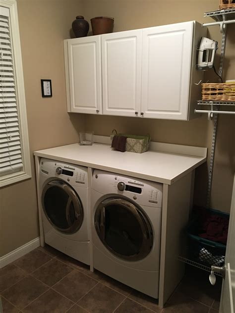 Maybe you would like to learn more about one of these? Created Melamine enclosure for washer and dryer. Added ...