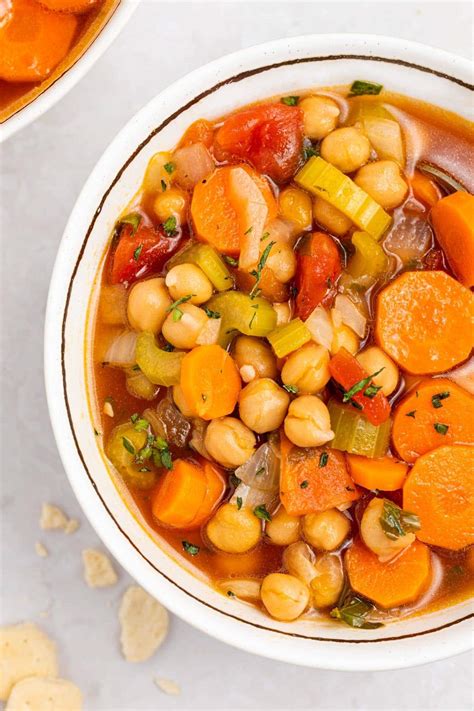 15 Minute Hearty Chickpea Soup 40 Aprons