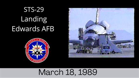 Sts 29 Space Shuttle Discovery Landing Edwards Air Force Base