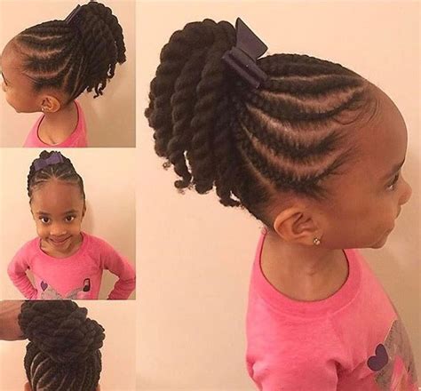 Look no further than this subtle waves idea. #naturalhairstylesforlittlegirls | Black kids hairstyles ...