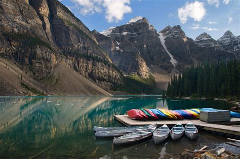 Lake Moraine Lake Moraine In Banff National Park Canada Flickr