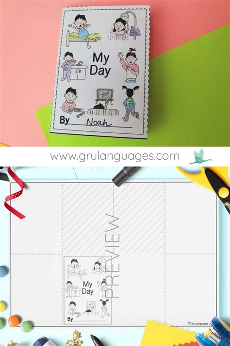 A Fun And Creative Craft To Practise Writing About A Typical Day Day