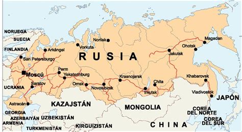 Descubrí la mejor forma de comprar online. Mapa de rusia