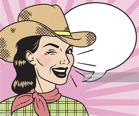 Retro Halftone Comic Book Character With Speech Bubble High Res Vector
