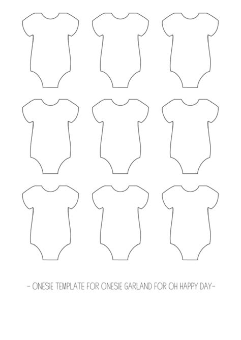 Top Onesie Templates Free To Download In Pdf Format