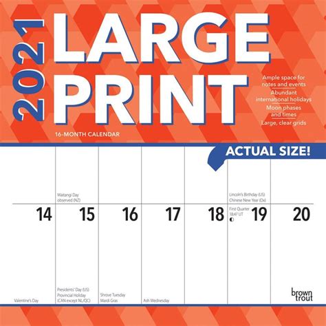 2024 Wall Calendar With Large Numbers On Them Elsie Ann Marie