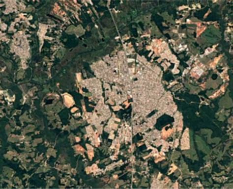 Imagens De Sat Lite Mostram Expans O De Fazenda Rio Grande A Cidade