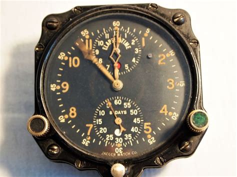 Jaeger Lecoultre Chronoflite Aircraft Clock 1940s Ww2 Catawiki
