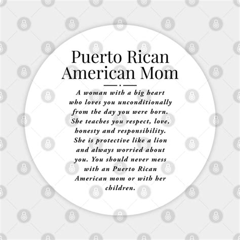 Puerto Rican Mom Definition Puerto Rican Mother Quote Love Puerto Rican Mama Saying Puerto