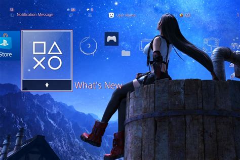 Final Fantasy 7 Remake Tifa Dynamic Ps4 Theme Is Available For Free Now