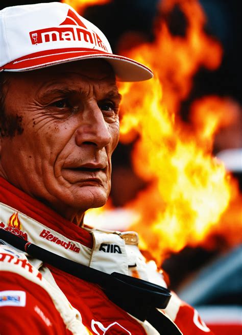 Lexica Niki Lauda Burnt Face Formula 1 Flames