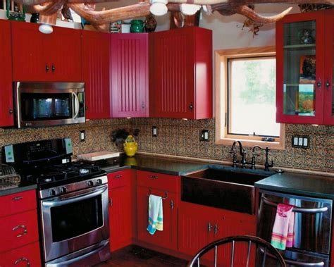 Simple kitchen ideas images simple kitchen cabinets design simple kitchen ideas small space shein coupon black and copper kitchen ideas modern extravagant and bold. Red Country Kitchen - Best Design for Big Small Kitchen ...
