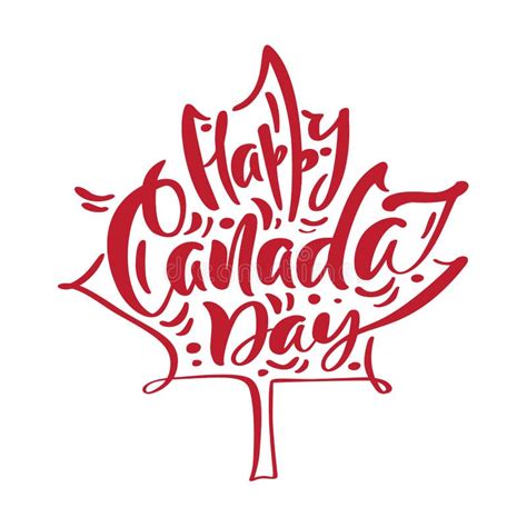 Happy Canada Day 1th Of July Card Or Background With Maple Leaf Vector