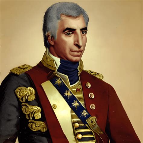 Ioannis Kapodistrias Greek Statesman Military Uniform Hyper Realistic