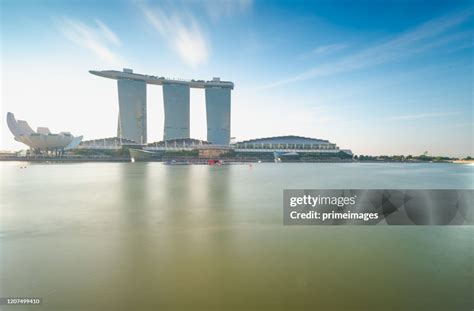 Singapores Famous View Of Around Marina Bay District A Marina Bay Sands