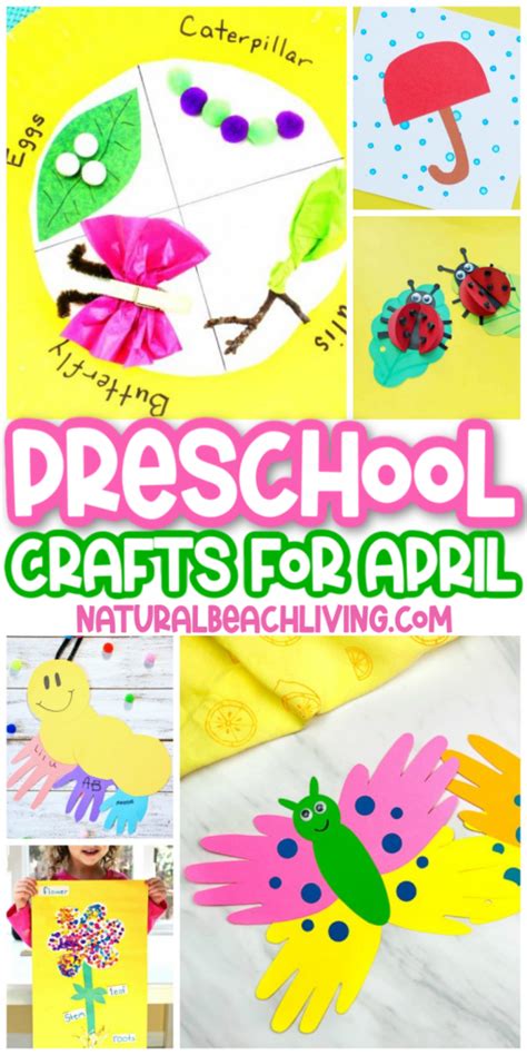 30 April Preschool Crafts Spring Art And Craft Activities Natural