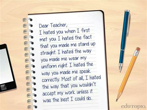 How Do You Write A Letter To A Teacher Allcot Text
