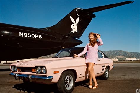 Claudia With The Playboy Jet Vintage Nude
