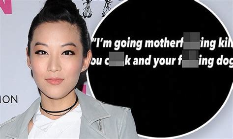 teen wolf actress arden cho exgf of ryan higa carries a knife for protection after man
