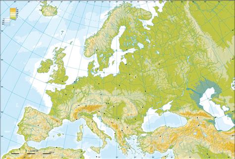 Mapa Mudo Físico De Europa Imagui