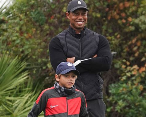 Tiger Woods Son Golf Tournament Tiger Son Charlie All Smiles As Pnc
