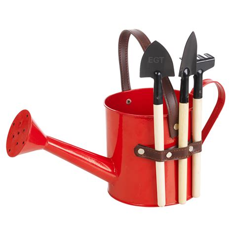mini indoor outdoor metal watering can bucket 3 gardening flower pot tools set ebay