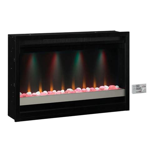 Spectrafire 36 In Contemporary Built In Electric Fireplace Insert