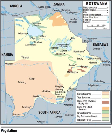 Botswana Maps