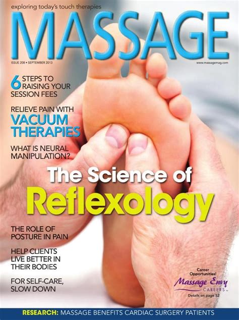Massage Magazine S The Science Of Reflexology Myofascial Release Massage Benefits Magazine