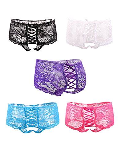 Ohyeah Women See Through Sexy Underwear Plus Size Lace G String