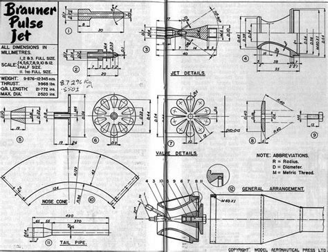 Make A Pulse Jet Engine Scanned From 1958 Plans Jet Engine Pulse