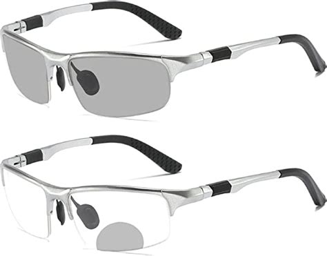 Men S Bifocal Reading Glasses Sports Cycling Goggles Transition Sunglasses