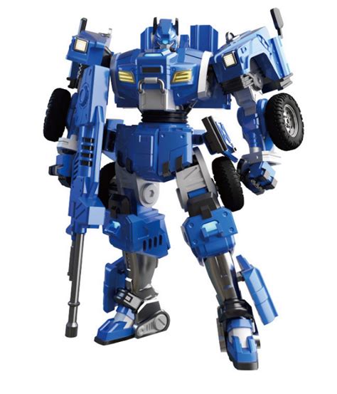 Miniforce Volt Penta X Bot Transformer Toy Car Robot Blue Toytron