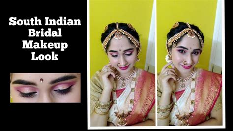 south indian bridal makeup step by step south indian bridal makeup tutorial in english youtube