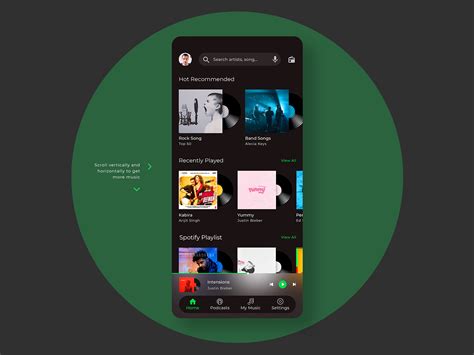 Spotify Redesign Home Screen By Devinder Kumar On Dribbble
