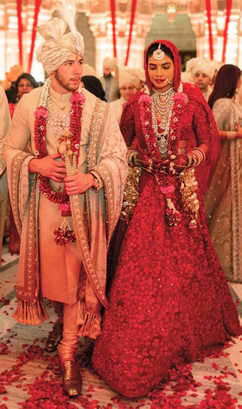 priyanka chopra nick jonas first wedding anniversary 8 beautiful pics from their hindu and